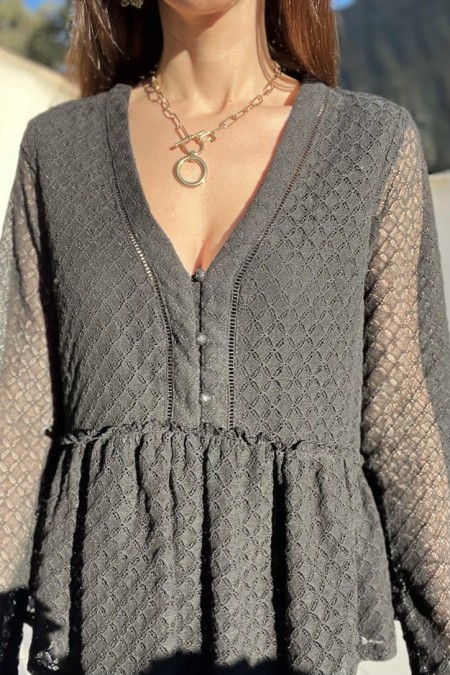 BLOUSE NOIRE ANNA