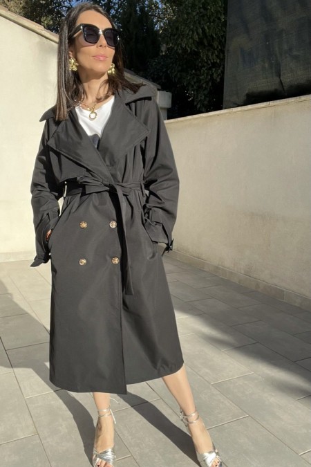 TRENCH NOIR ARMAN