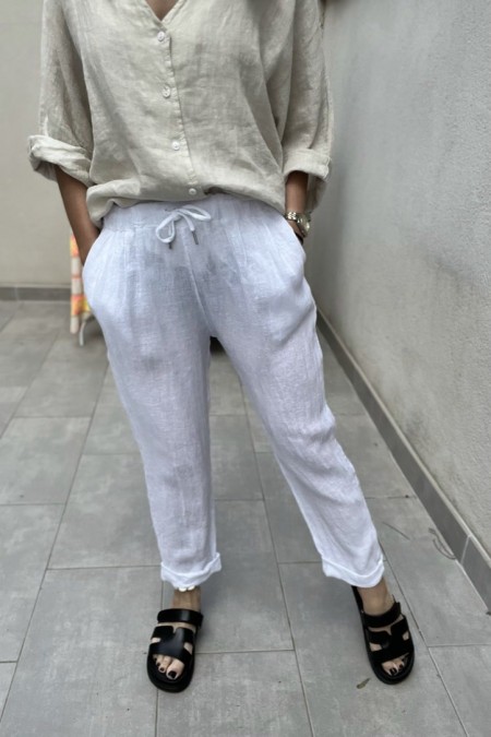 PANTALON BLANC MÉLINA