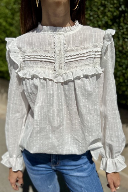 BLOUSE BLANCHE LYDIE