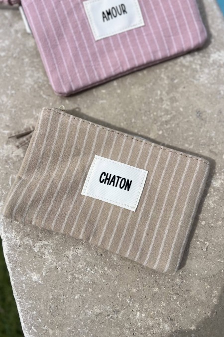 POCHETTE CHATON