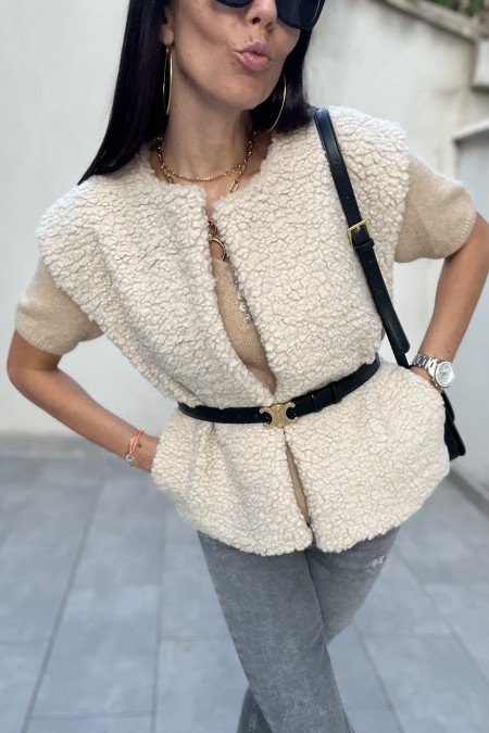 VESTE BEIGE KIM